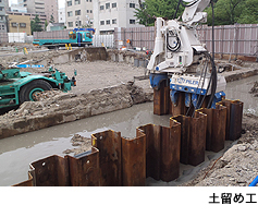 土留め工